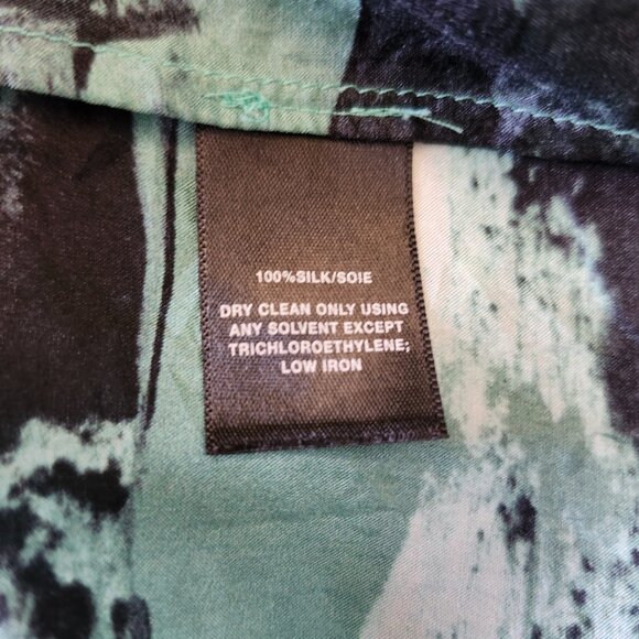 LAFAYETTE 148 ~ Silk Watercolour Blouse - Picture 8 of 9